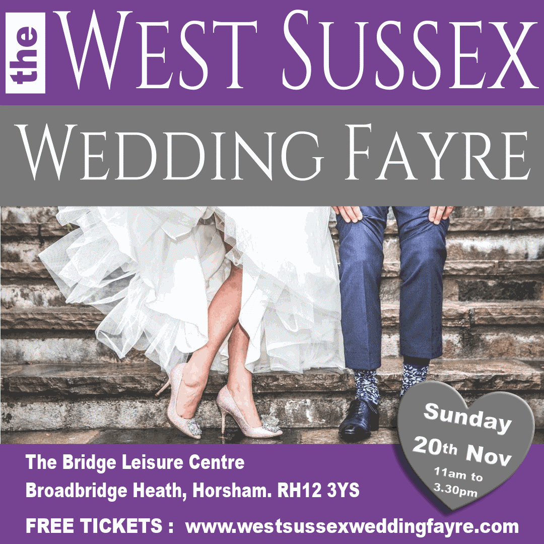 The West Sussex Wedding Fayre - Broadbrdige Heath Leisure Centre 20th November 2022