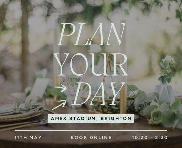 The Amex Stadium Wedding Show  Sunday 11th May 2025 10:30am - 2:30pm